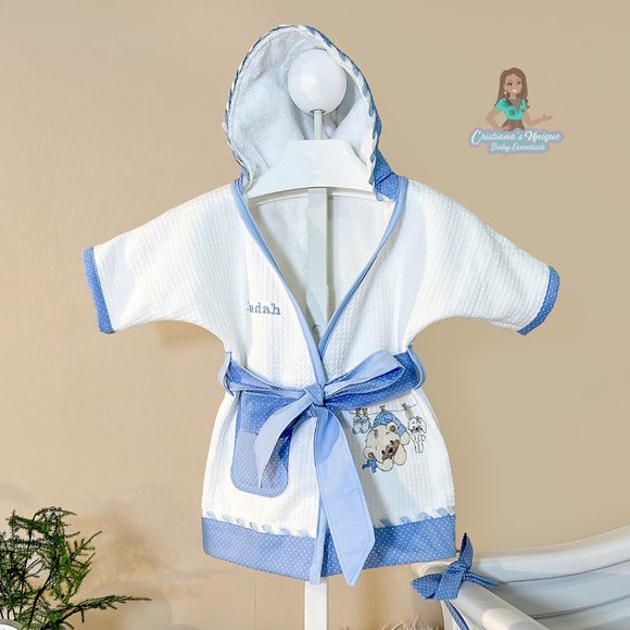 Hooded Towel Blue